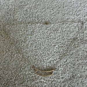 Women's Unbranded Silver Tone Double Bar Necklace with Clear Stones, One Size